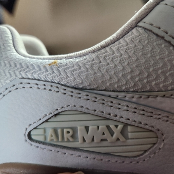 Nike Air Max 90 Ultra Essential Pure Platinum Stealth Sneaker-Size 7.5 - Picture 9 of 9